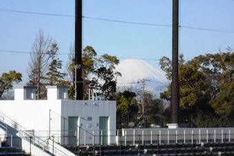 「冬の富士山」の写真